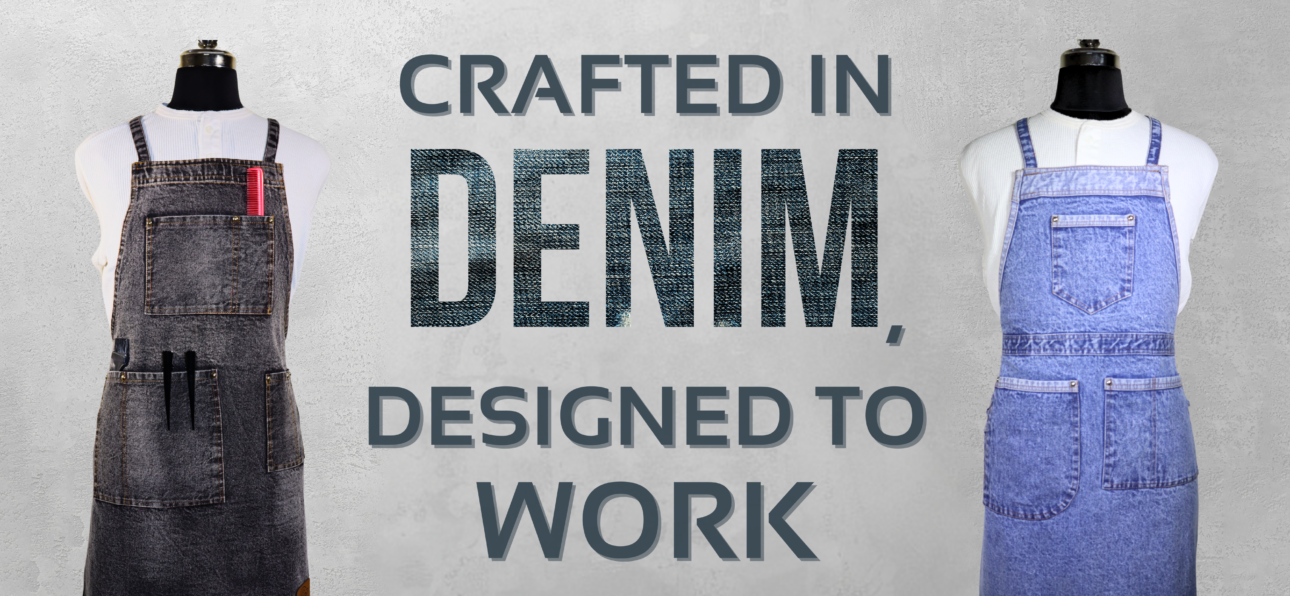 denim aprons